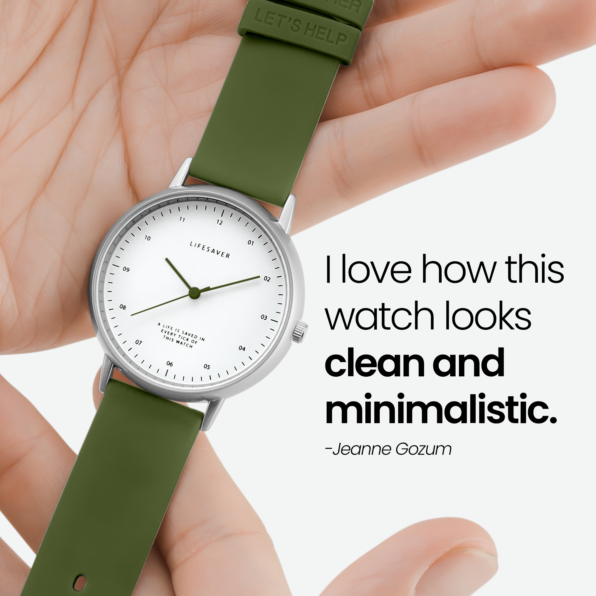 LifeSaver Watch 4.0 - Army Green