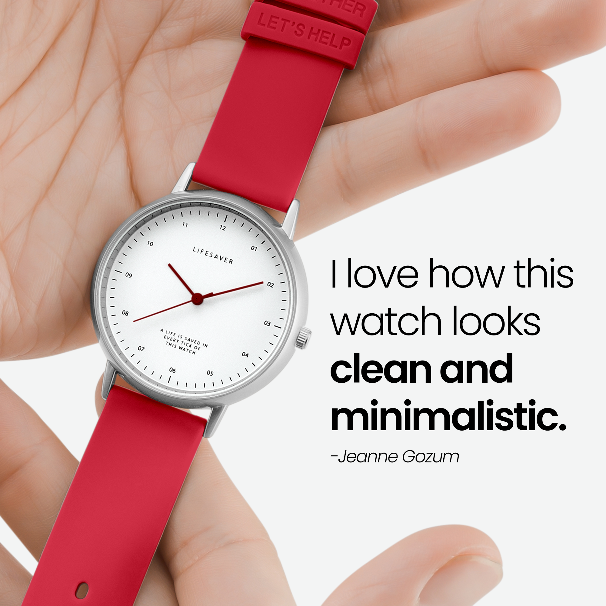 LifeSaver Watch 4.0 - Red