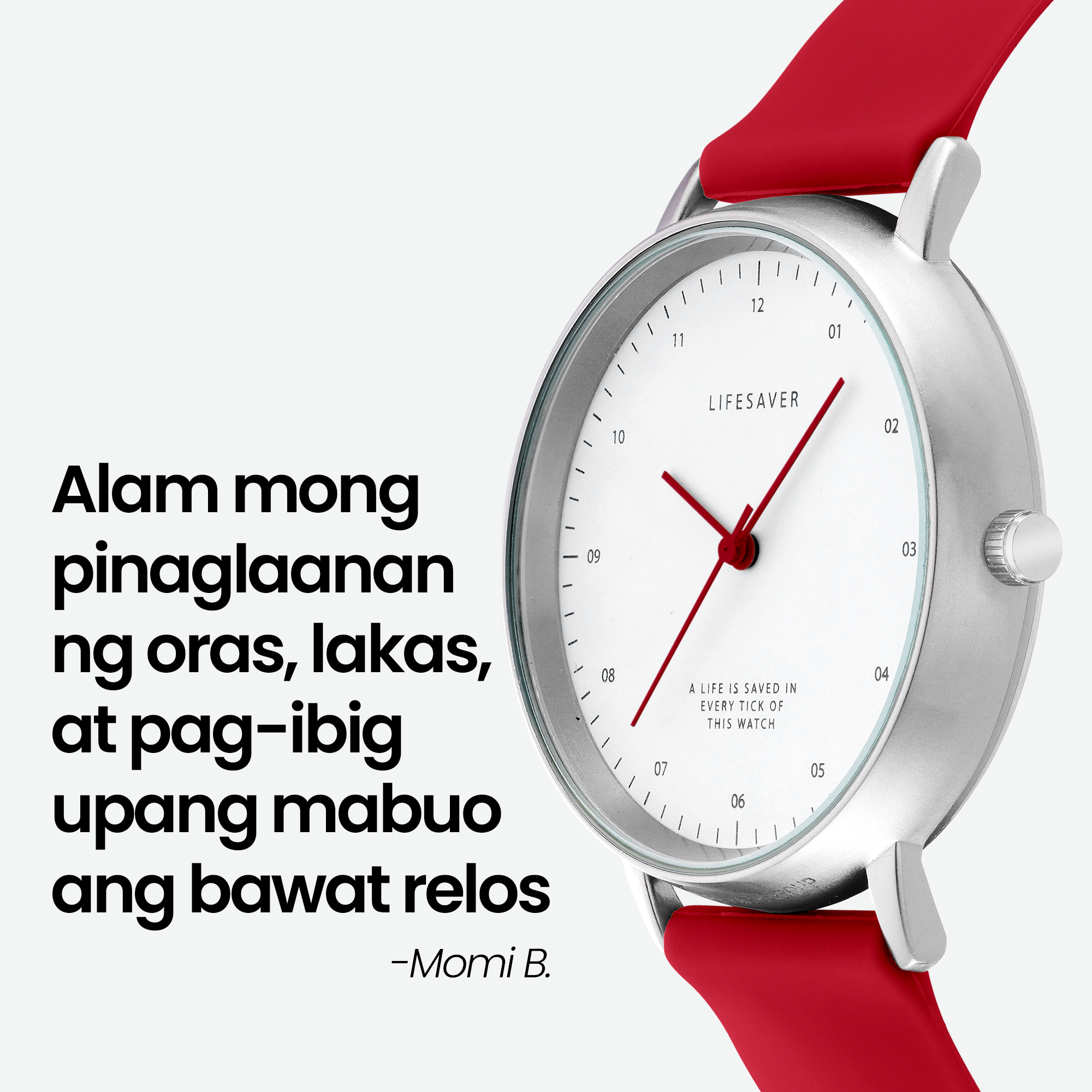 LifeSaver Watch 4.0 - Red