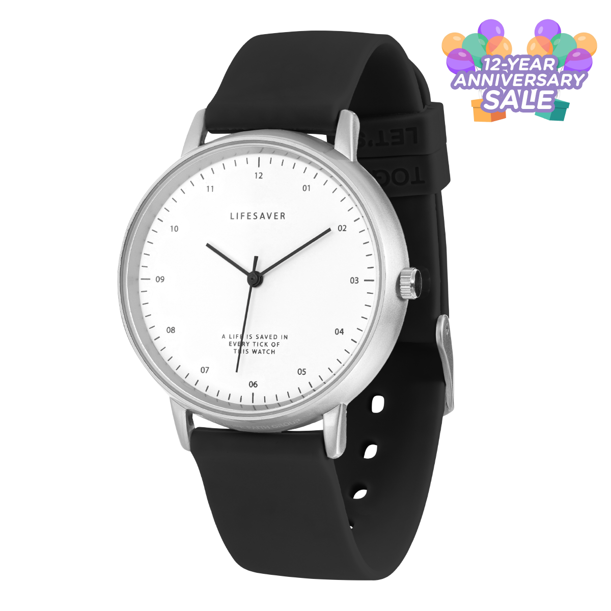 12-Year Anniversary Sale – LifeSaver Watch Black