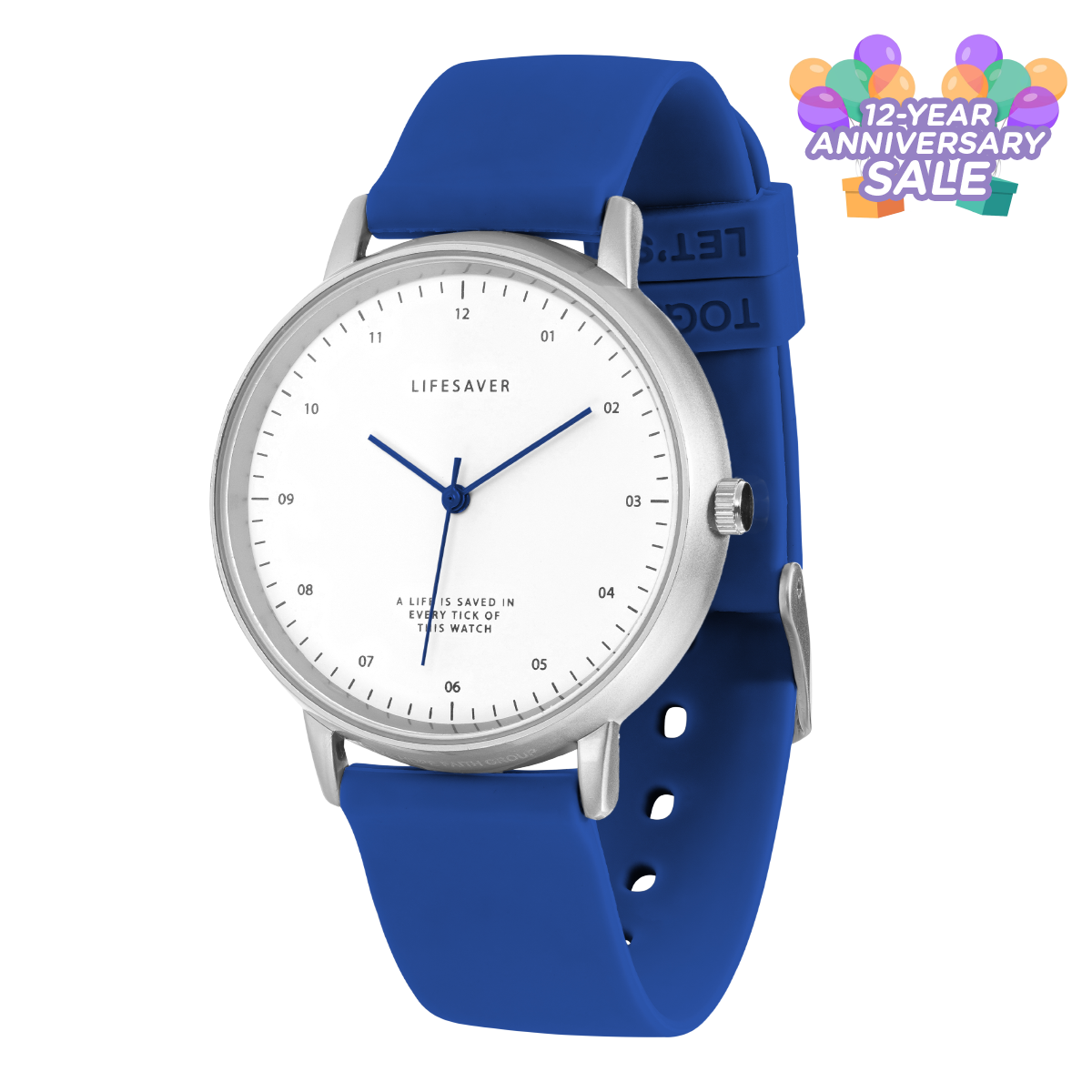 12-Year Anniversary Sale – LifeSaver Watch Navy Blue
