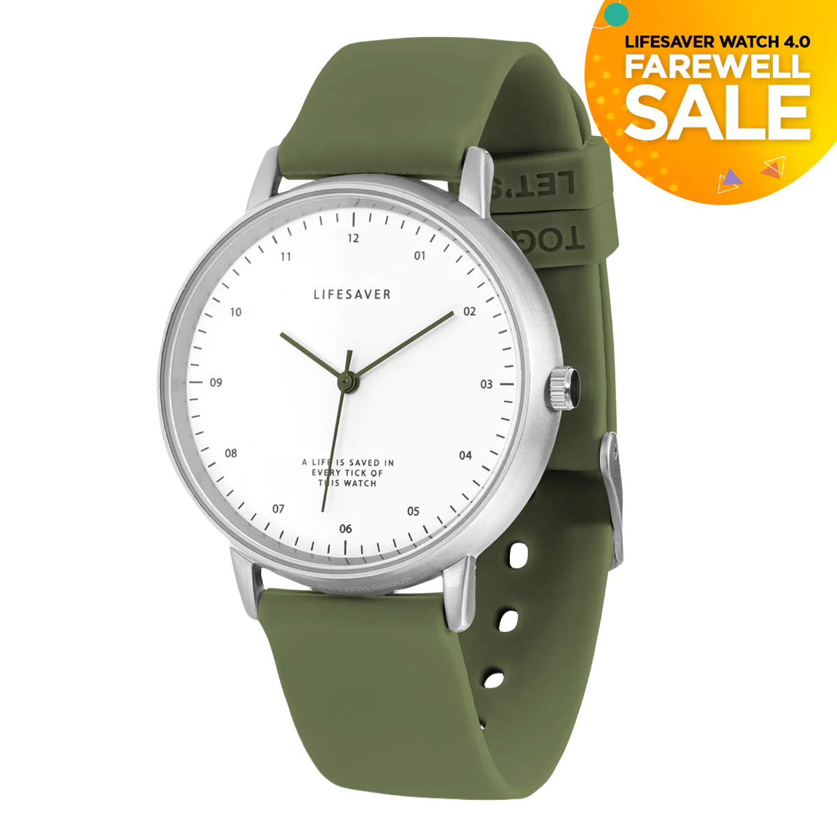 LifeSaver Watch 4.0 - Army Green