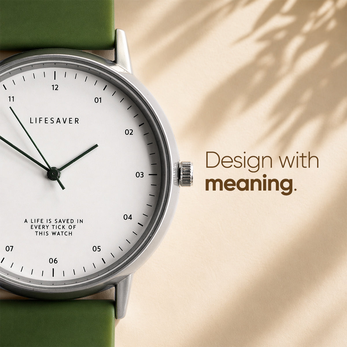 LifeSaver Watch 4.0 - Army Green