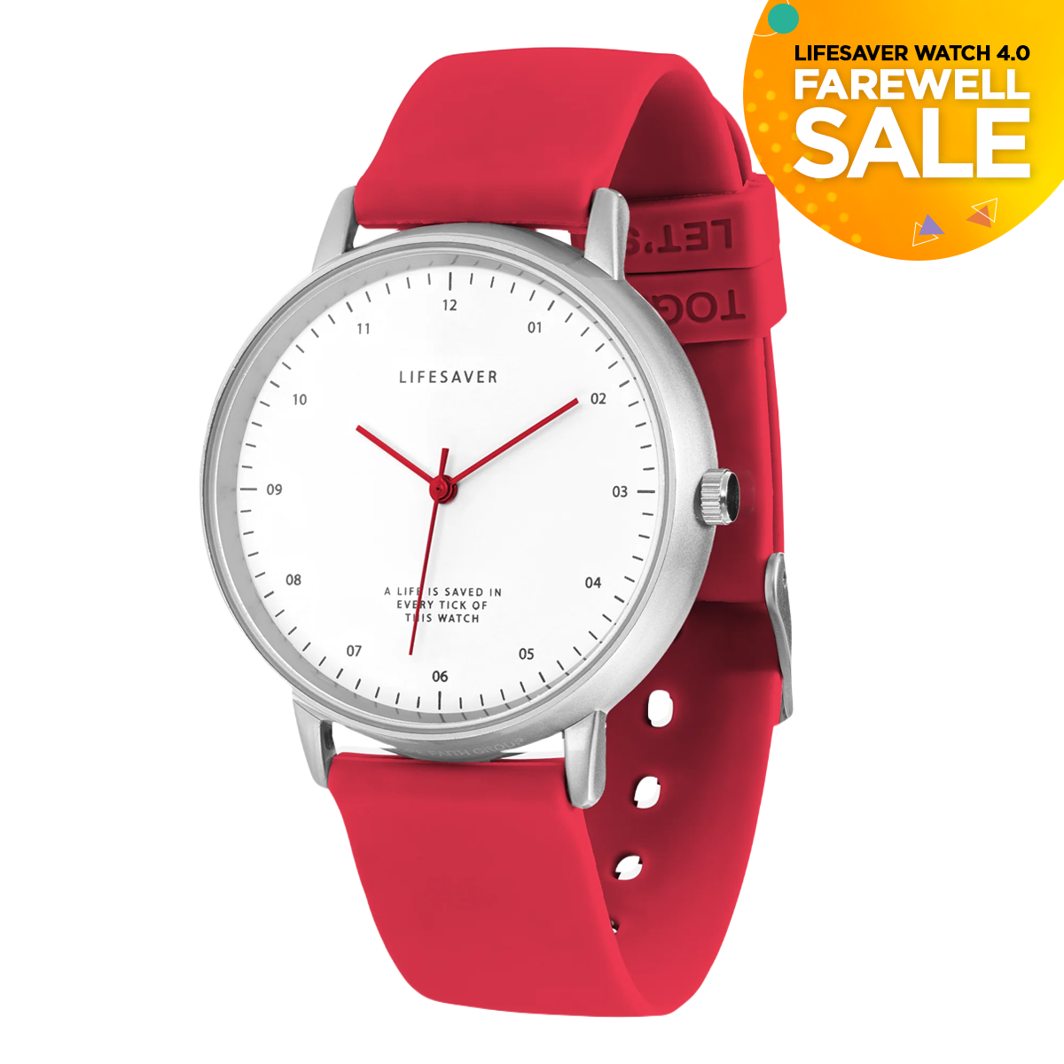 LifeSaver Watch 4.0 - Red
