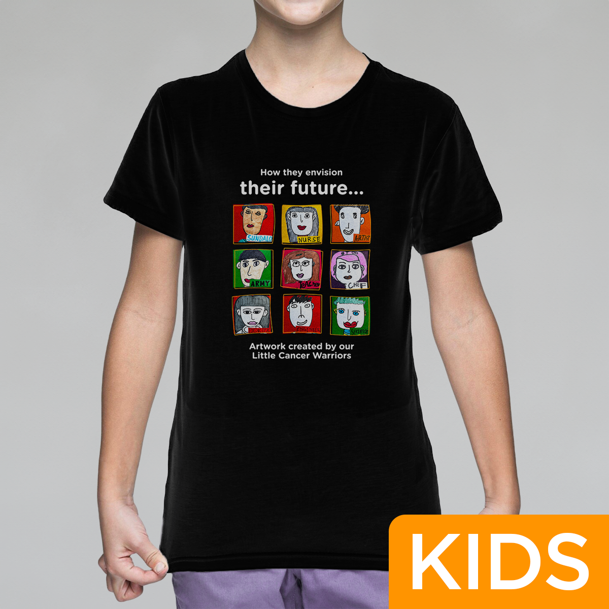 KIDS LIFE SAVER SHIRT - BLACK