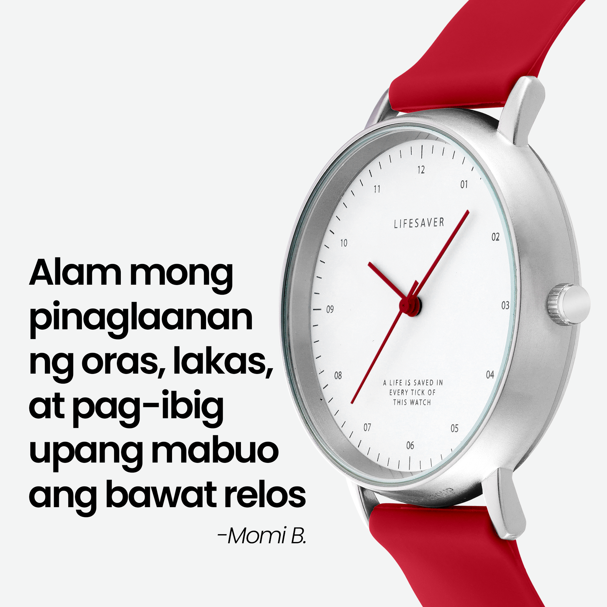 Life Saver Watch 4.0 – Red